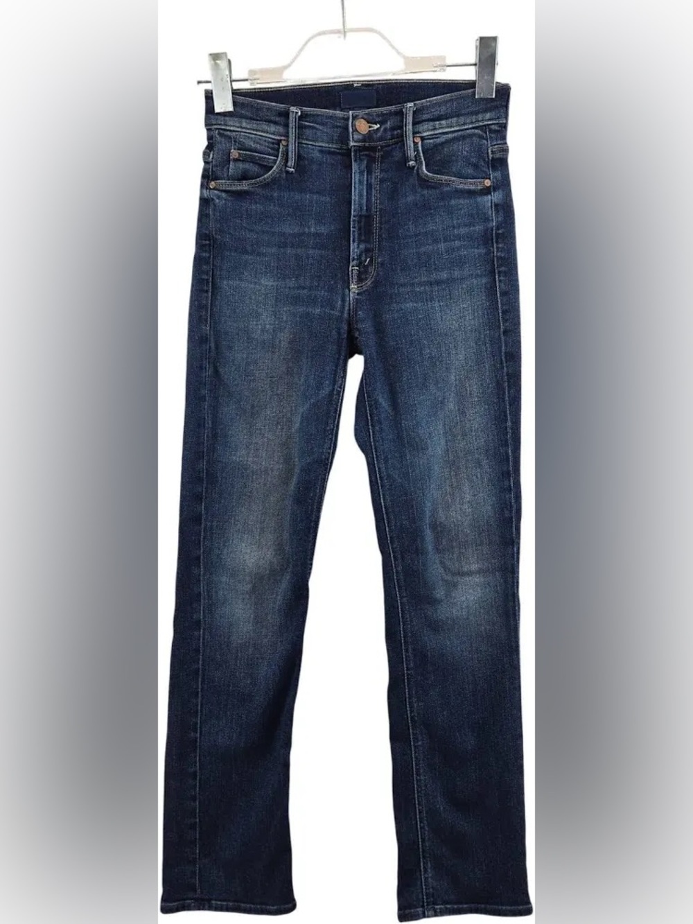 MOTHER The Mid Rise Dazzler Ankle Jeans Pardon My French Size 26 - Picture 4 of 4